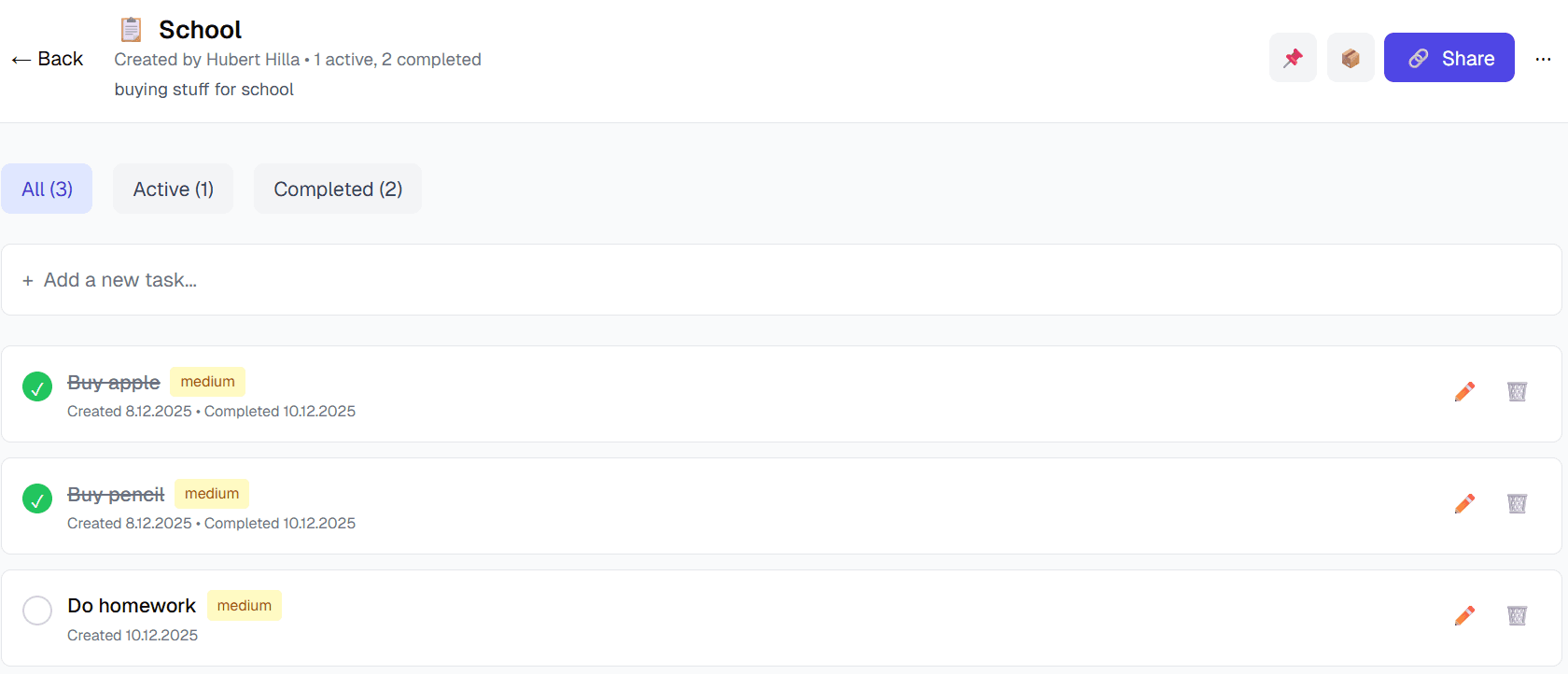 CoTask Simple Interface